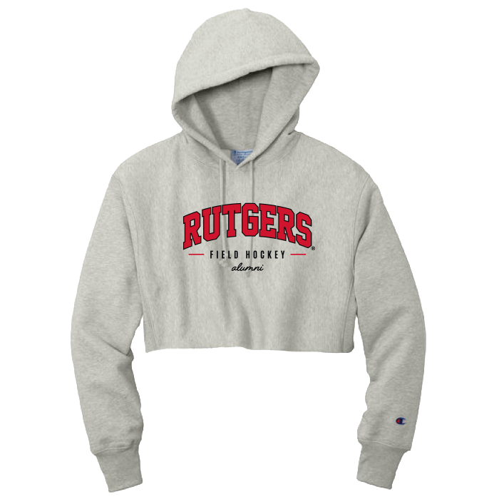 Alumni Champion Women's Cropped Hooded Sweatshirt  Outerwear