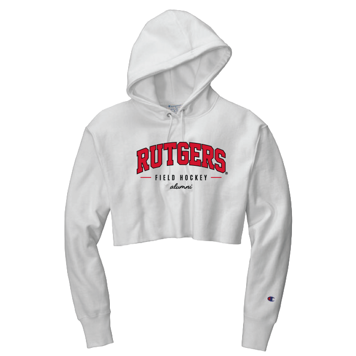 Alumni Champion Women's Cropped Hooded Sweatshirt  Outerwear