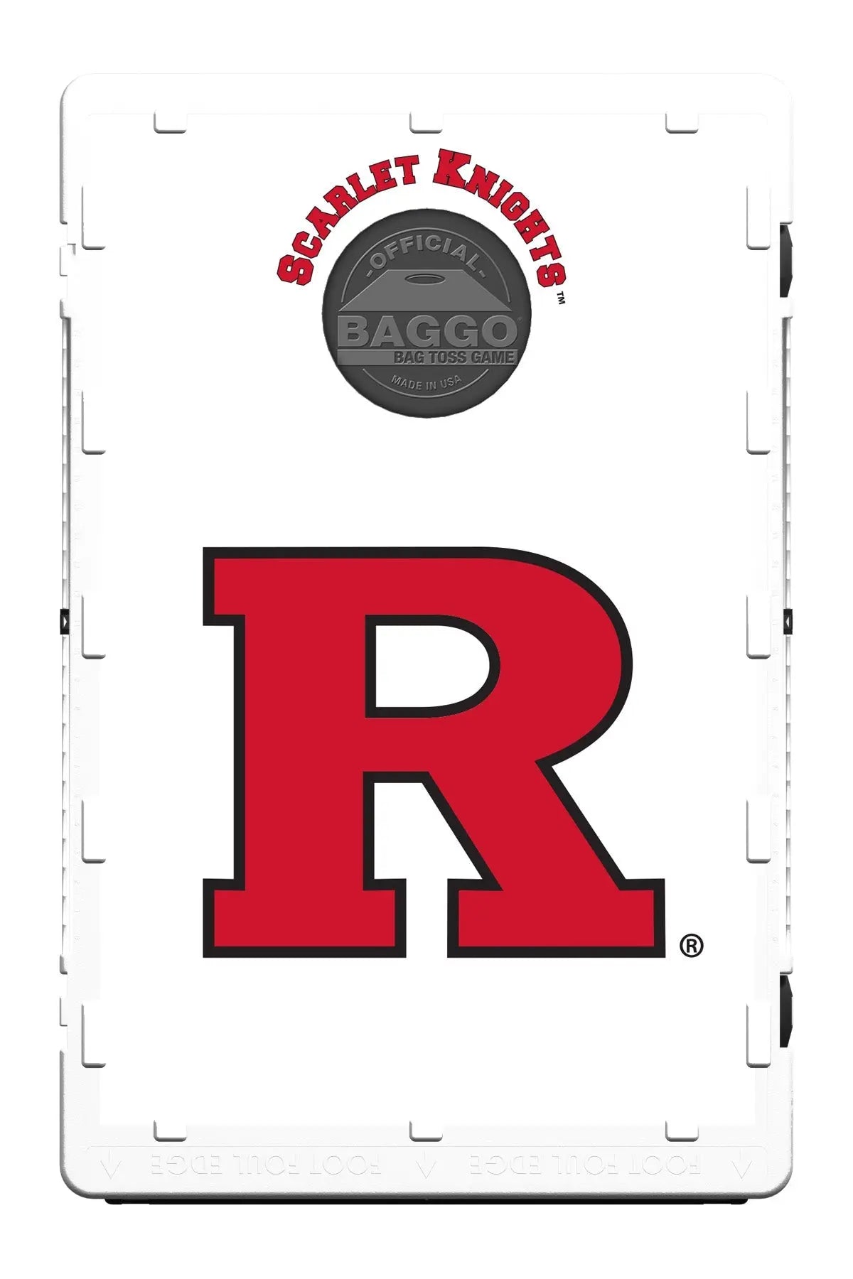 Rutgers Scarlett Knights Baggo Bean Bag Toss Portable 2x3 Cornhole Game Baggo Inc