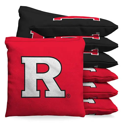 Rutgers Scarlett Knights 1 LB Cornhole Bean Bag Toss Bags by BAGGO Baggo Inc