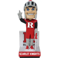 Sir Henry Rutgers Scarlet Knights Mascot Bobblehead National Bobblehead HOF Store
