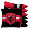 Rutgers Scarlett Knights 1 LB Shield Cornhole Bean Bag Toss Bags by BAGGO Baggo Inc