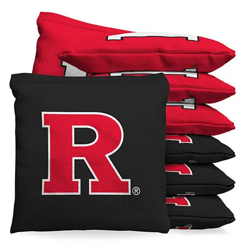 Rutgers Scarlett Knights 1 LB Cornhole Bean Bag Toss Bags by BAGGO Baggo Inc