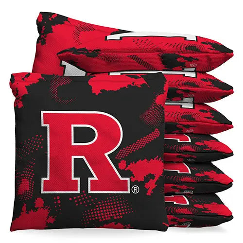 Rutgers Scarlett Knights 9.5 oz Graffiti Bean Bag Toss Bags by BAGGO Baggo Inc
