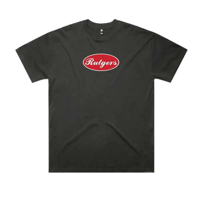Rutgers Oval Heavy Faded T-Shirt  T-Shirt