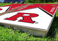 Rutgers Scarlet Knights Pro Cornhole Bean Bag Toss Game 24x48 with 8 Regulation 16oz Bags Baggo Inc