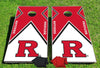 Rutgers Scarlet Knights Pro Cornhole Bean Bag Toss Game 24x48 with 8 Regulation 16oz Bags Baggo Inc