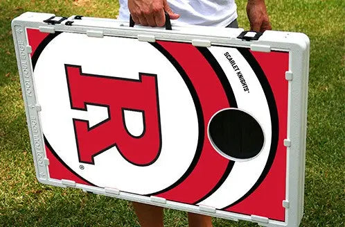 Rutgers Scarlett Knights Vortex Baggo Bean Bag Toss Portable 2x3 Cornhole Game Baggo Inc
