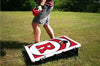 Rutgers Scarlett Knights Vortex Baggo Bean Bag Toss Portable 2x3 Cornhole Game Baggo Inc