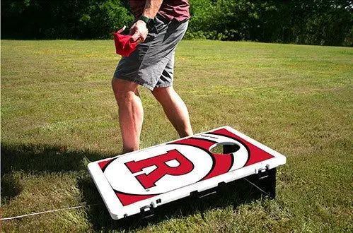 Rutgers Scarlett Knights Vortex Baggo Bean Bag Toss Portable 2x3 Cornhole Game Baggo Inc