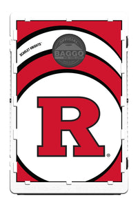 Rutgers Scarlett Knights Vortex Baggo Bean Bag Toss Portable 2x3 Cornhole Game Baggo Inc