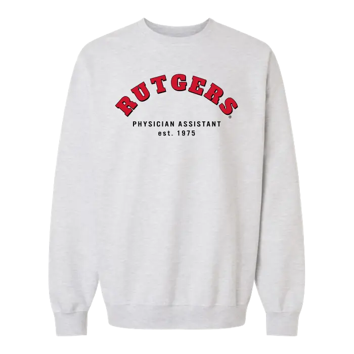 RUPASS Unisex Softstyle Midweight Crewneck Sweatshirt Rutgers Physician Assistant