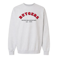 RUPASS Unisex Softstyle Midweight Crewneck Sweatshirt Rutgers Physician Assistant