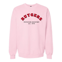 RUPASS Unisex Softstyle Midweight Crewneck Sweatshirt Rutgers Physician Assistant