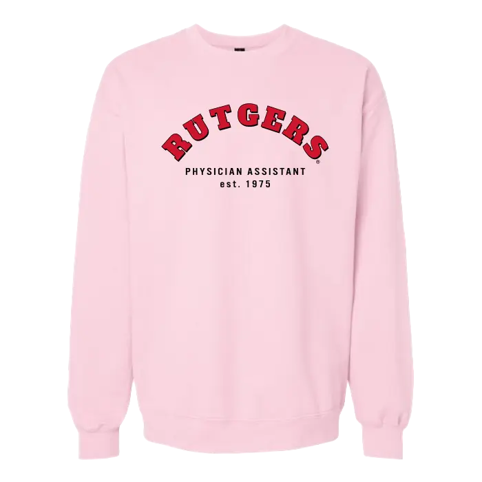 RUPASS Unisex Softstyle Midweight Crewneck Sweatshirt Rutgers Physician Assistant