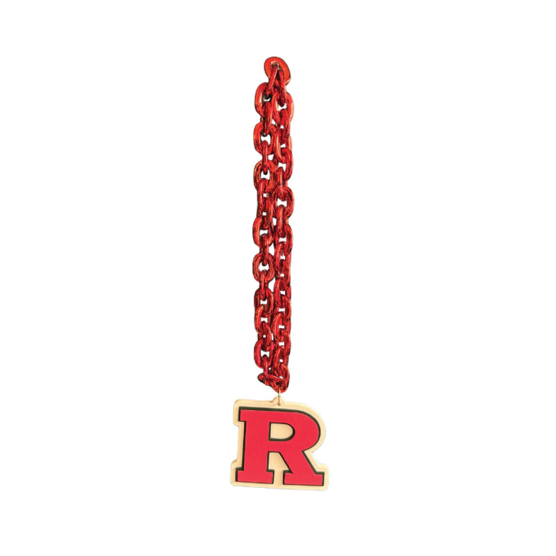 Rutgers 3D Big Chain Foam Necklace Knight & Day Apparel