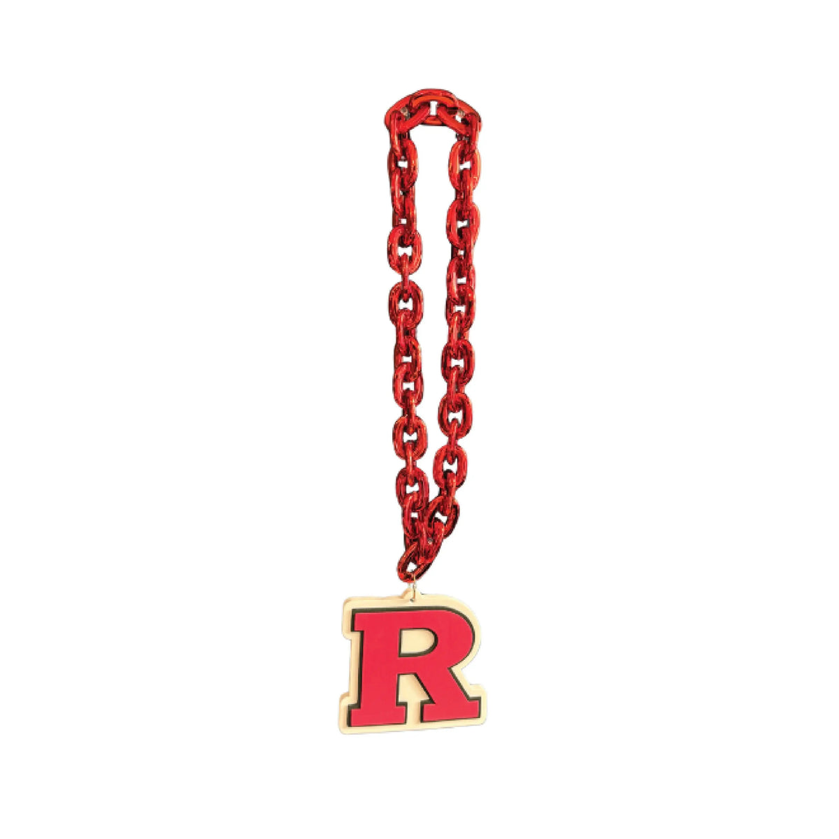 Rutgers 3D Big Chain Foam Necklace Knight & Day Apparel