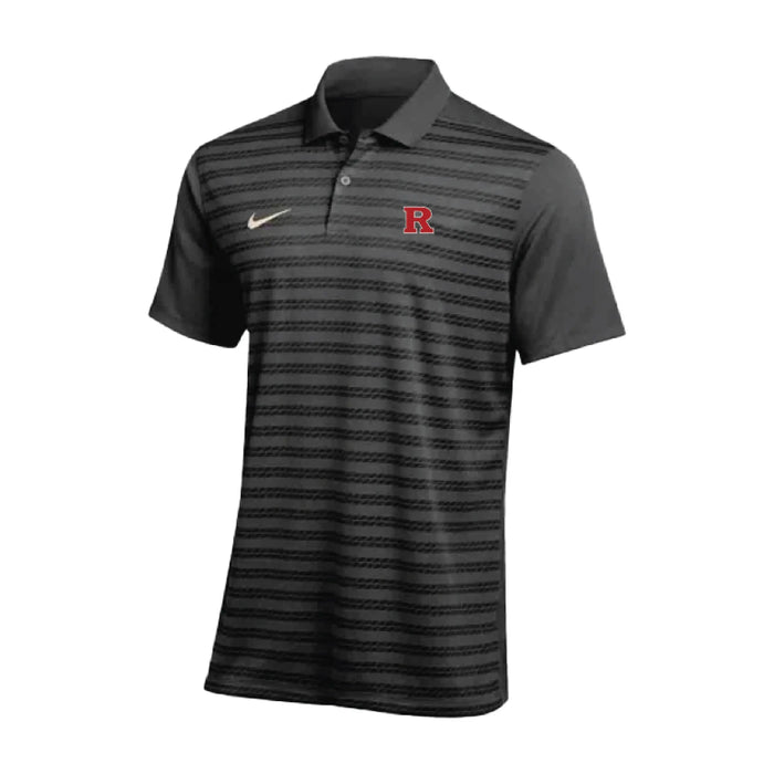 Embroidered Nike 'R Bar' Striped Polo Knight & Day Apparel