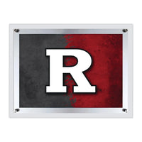 Rutgers Backlit LED Wall Sign | NCAA College Team Backlit Acrylic LED Wall Sign Holland Game Room