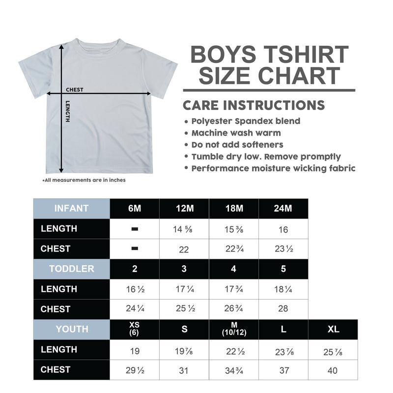 Rutgers State University Scarlet Knights Vive La Fete Excavator Boys Game Day White Short Sleeve Tee