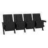 SuiteMax 3.5 VIP Seats with Rutgers Scarlet Knights Red R Logo Zipchair