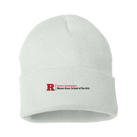50th Anniversary 12" Solid Cuffed Beanie Mason Gross School of Arts