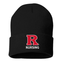 12" Solid Cuffed Beanie Rutgers School of Nursing