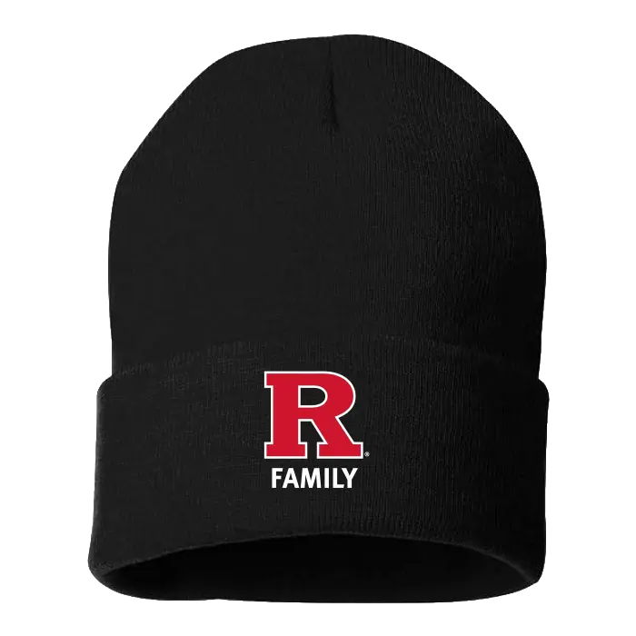 Rutgers Family 12" Solid Cuffed Beanie Rutgers Family