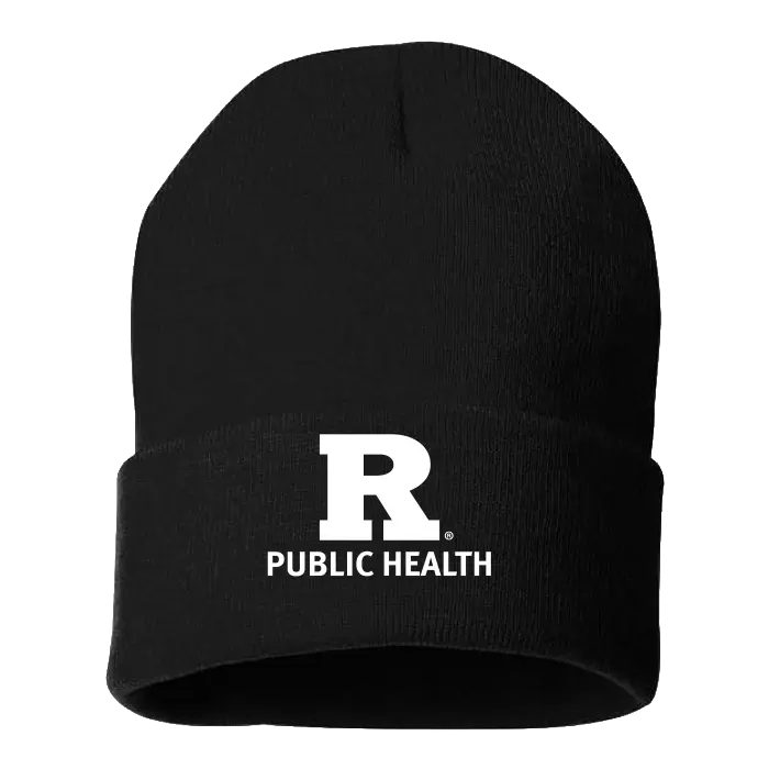 Public Health 12" Solid Cuffed Beanie Rutgers Public Health