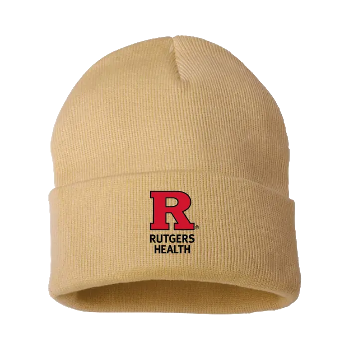 Newark Health 12" Solid Cuffed Beanie Rutgers Newark Health