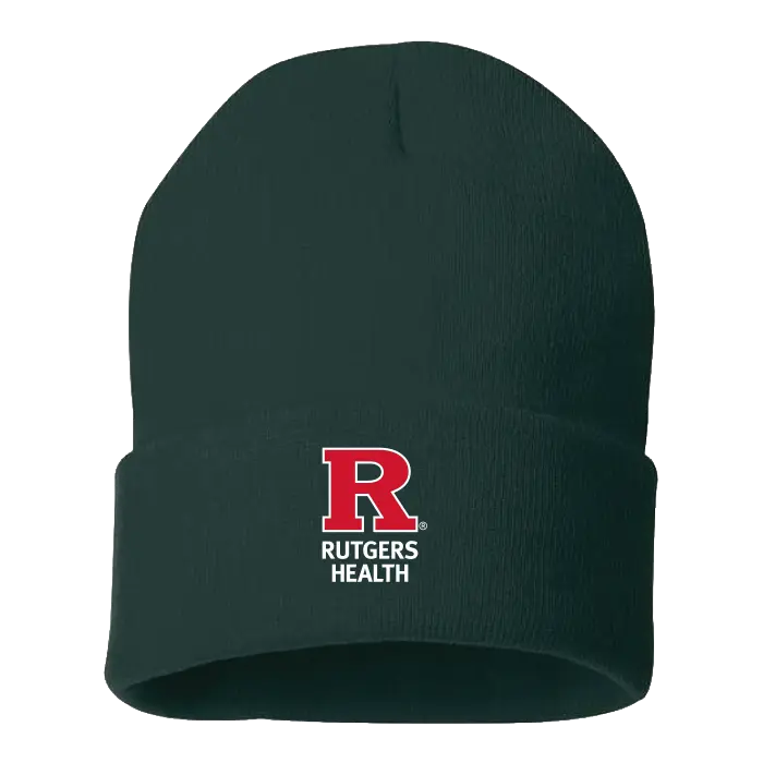 Newark Health 12" Solid Cuffed Beanie Rutgers Newark Health