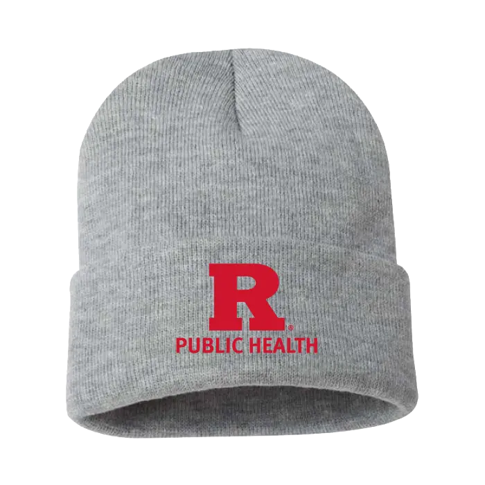 Public Health 12" Solid Cuffed Beanie Rutgers Public Health