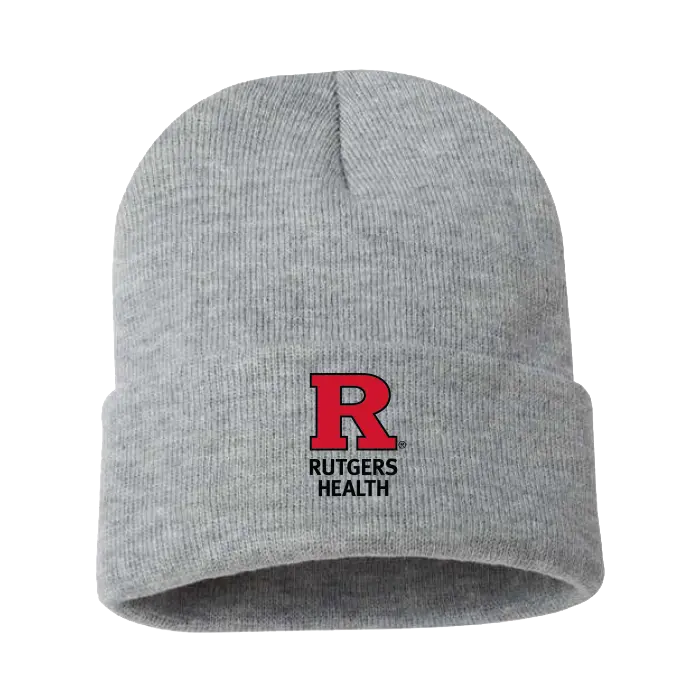 Newark Health 12" Solid Cuffed Beanie Rutgers Newark Health