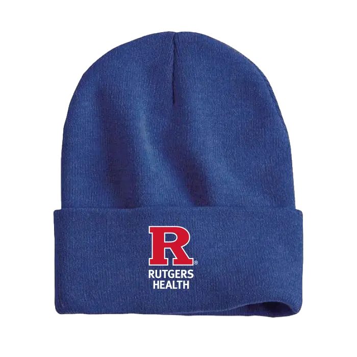 Newark Health 12" Solid Cuffed Beanie Rutgers Newark Health
