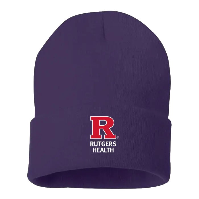 Newark Health 12" Solid Cuffed Beanie Rutgers Newark Health