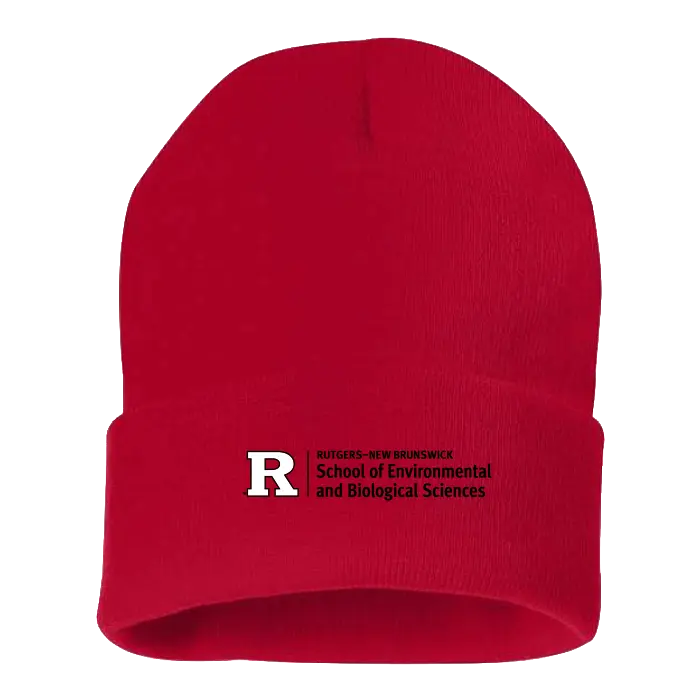 SEBS 12" Solid Cuffed Beanie Rutgers SEBS