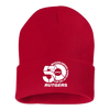 50th Anniversary 12" Solid Cuffed Beanie Mason Gross School of Arts