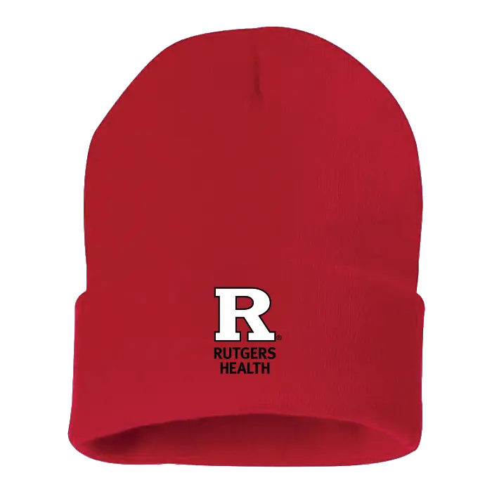 Newark Health 12" Solid Cuffed Beanie Rutgers Newark Health