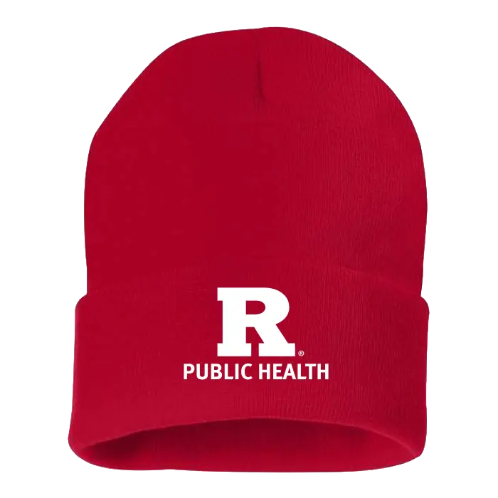 Public Health 12" Solid Cuffed Beanie Rutgers Public Health