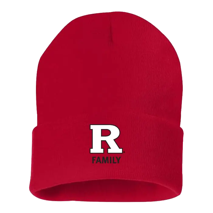 Rutgers Family 12" Solid Cuffed Beanie Rutgers Family