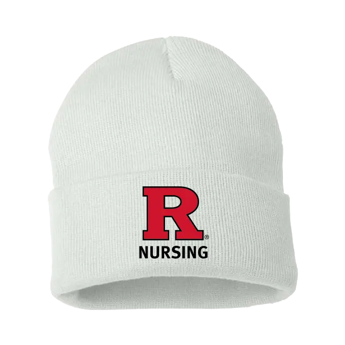 12" Solid Cuffed Beanie Rutgers School of Nursing