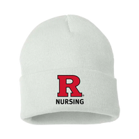 12" Solid Cuffed Beanie Rutgers School of Nursing