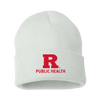 Public Health 12" Solid Cuffed Beanie Rutgers Public Health
