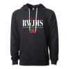 RWJMS Lightweight Loopback Terry Hooded Sweatshirt Robert Wood Johnson Medical School