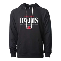 RWJMS Lightweight Loopback Terry Hooded Sweatshirt Robert Wood Johnson Medical School
