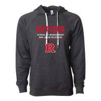 SMLR Lightweight Loopback Terry Hooded Sweatshirt School of Management & Labor Relations