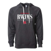 RWJMS Lightweight Loopback Terry Hooded Sweatshirt Robert Wood Johnson Medical School
