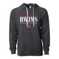RWJMS Lightweight Loopback Terry Hooded Sweatshirt Robert Wood Johnson Medical School