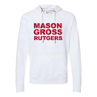 MGSA Lightweight Loopback Terry Hooded Sweatshirt Mason Gross School of Arts