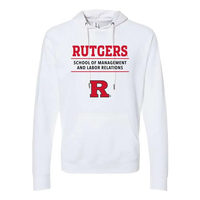 SMLR Lightweight Loopback Terry Hooded Sweatshirt School of Management & Labor Relations